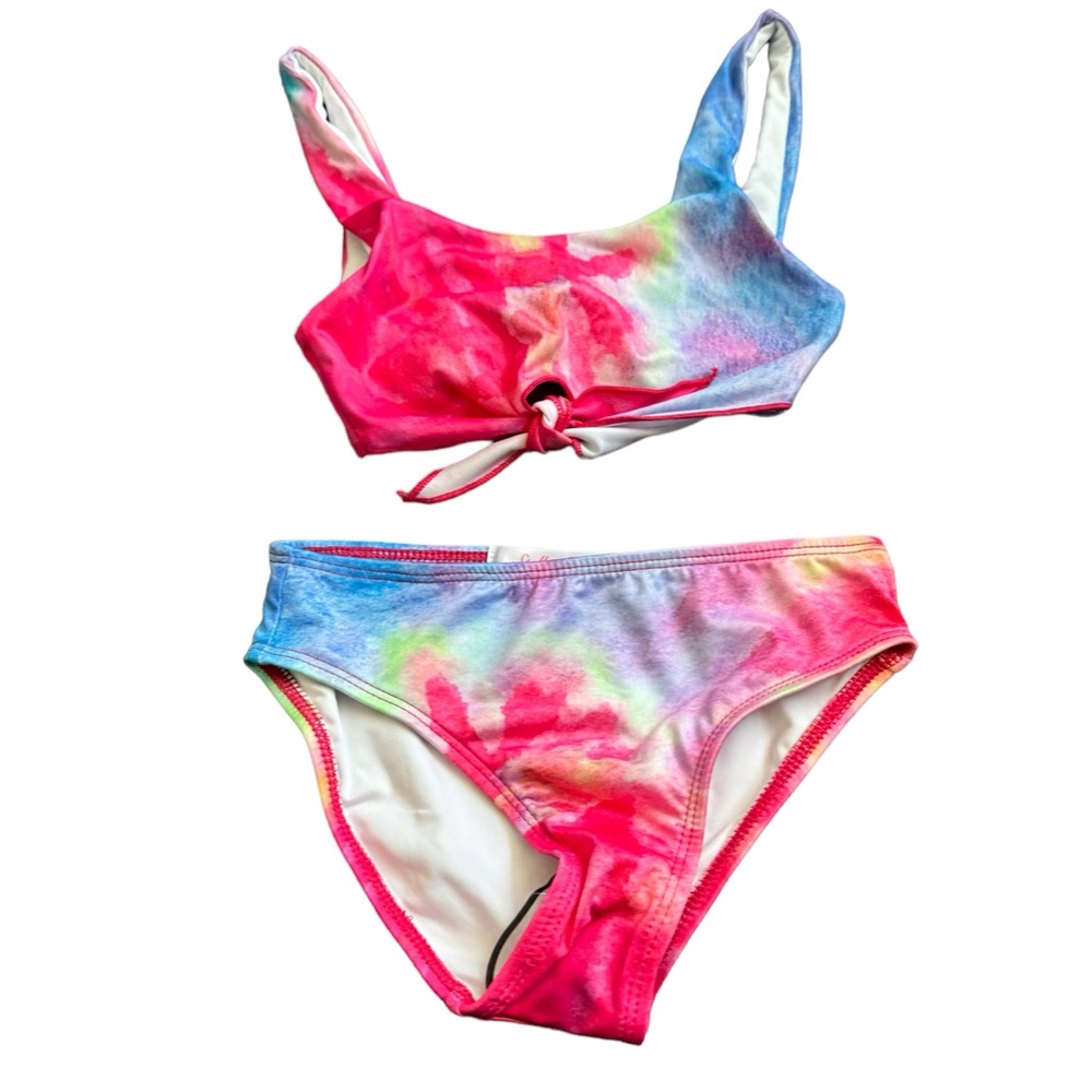Stella Cove***Tie-Dye Tie-Front Bikini Set***Size 4 $88
